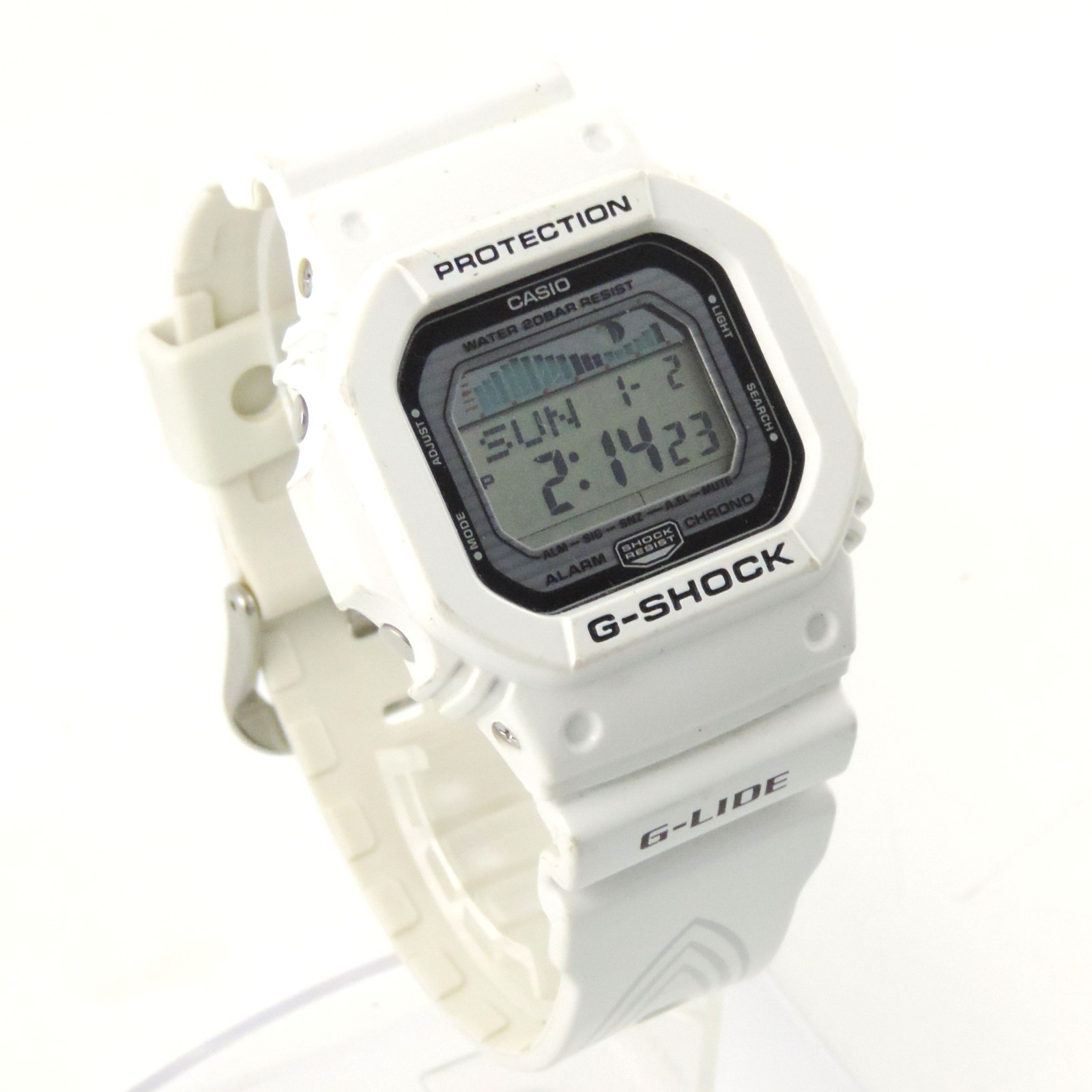 CASIO G-SHOCK GLX-5600-7JF G-LIDE Tide Graph Moon Data Watch White