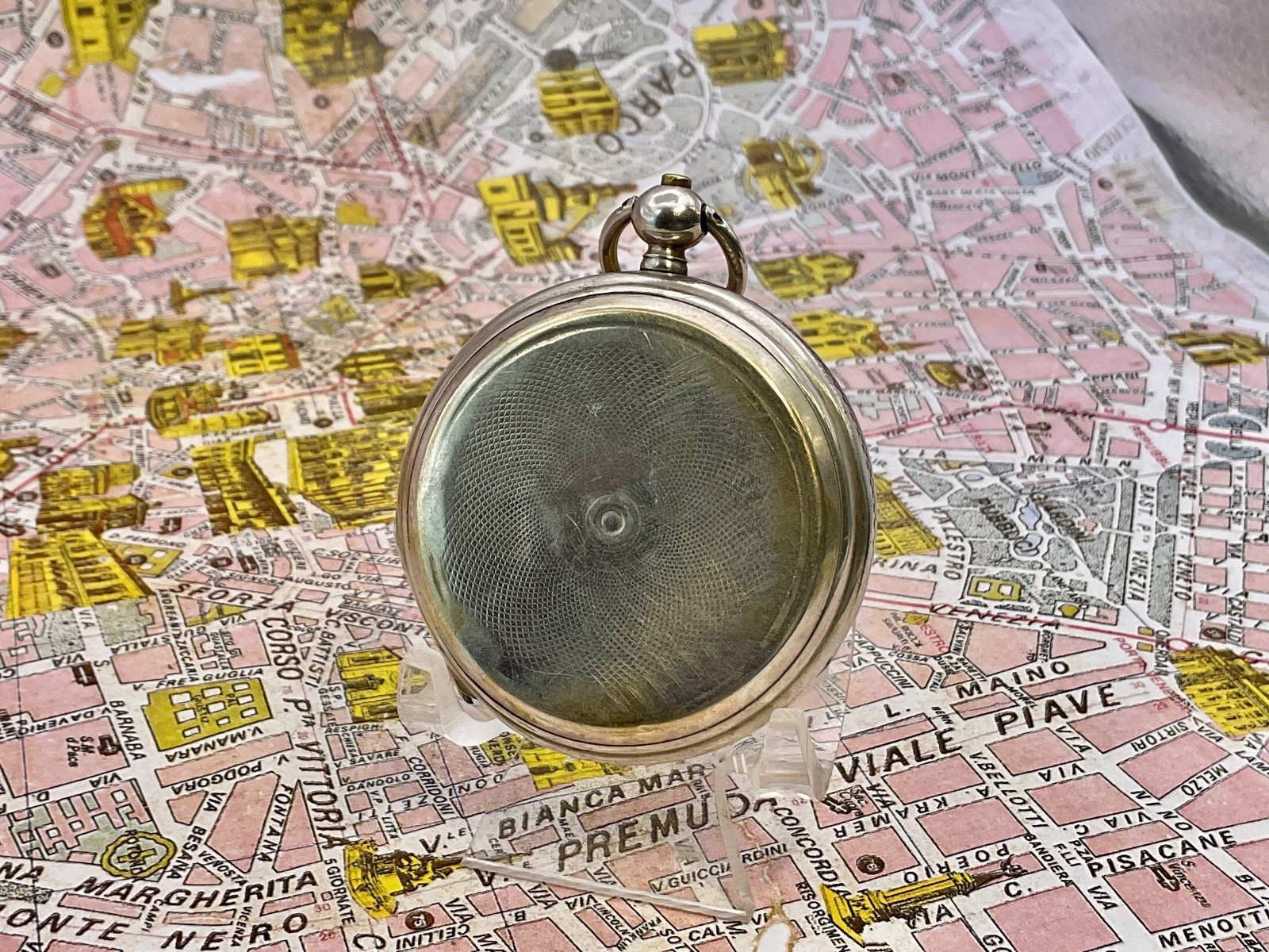 Duplex . Silver Metal Soaps. 1870 . POCKET WATCH