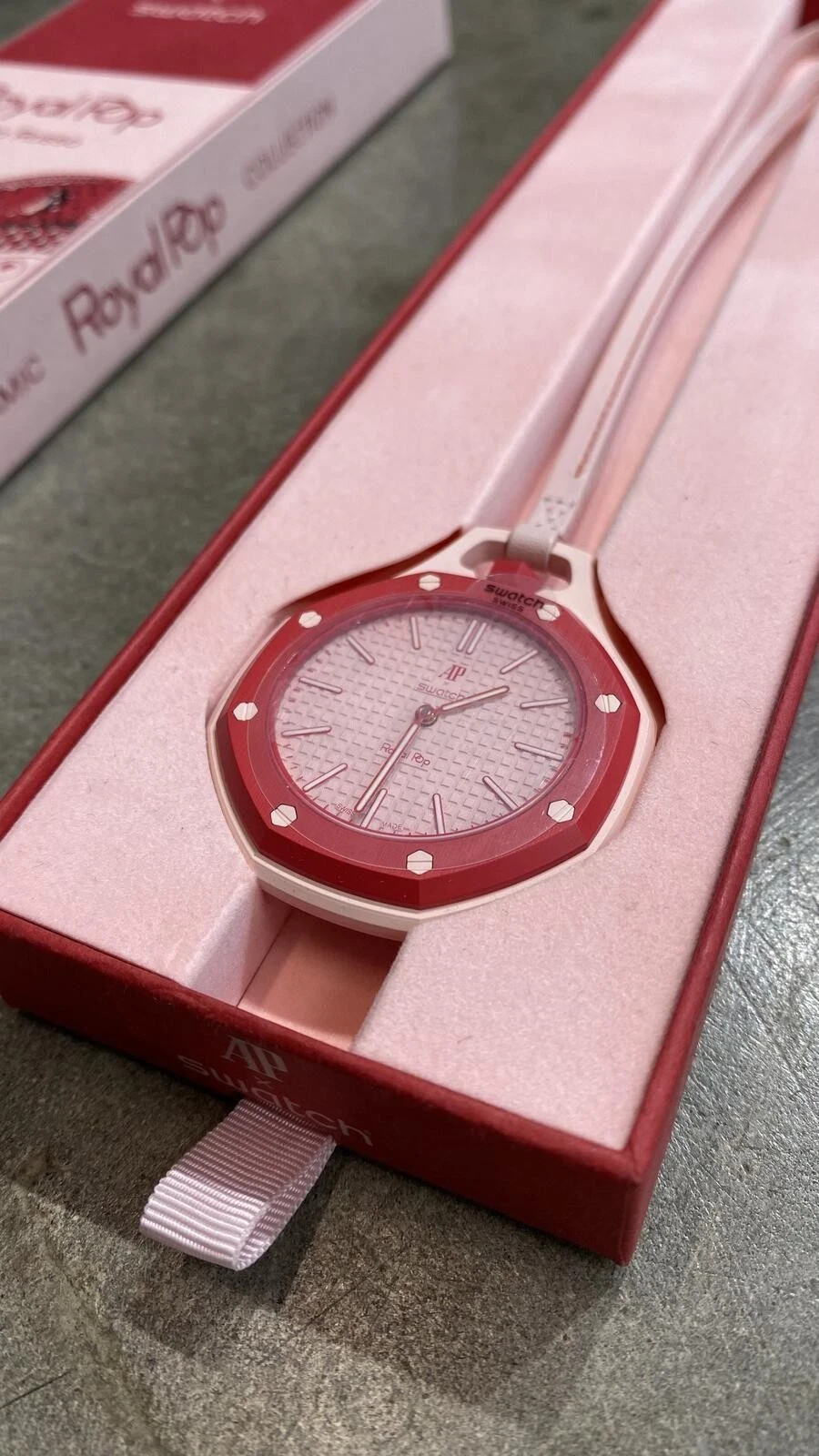 Audemars Piguet X Swatch Royal Pop Pocket Watch red BNWB