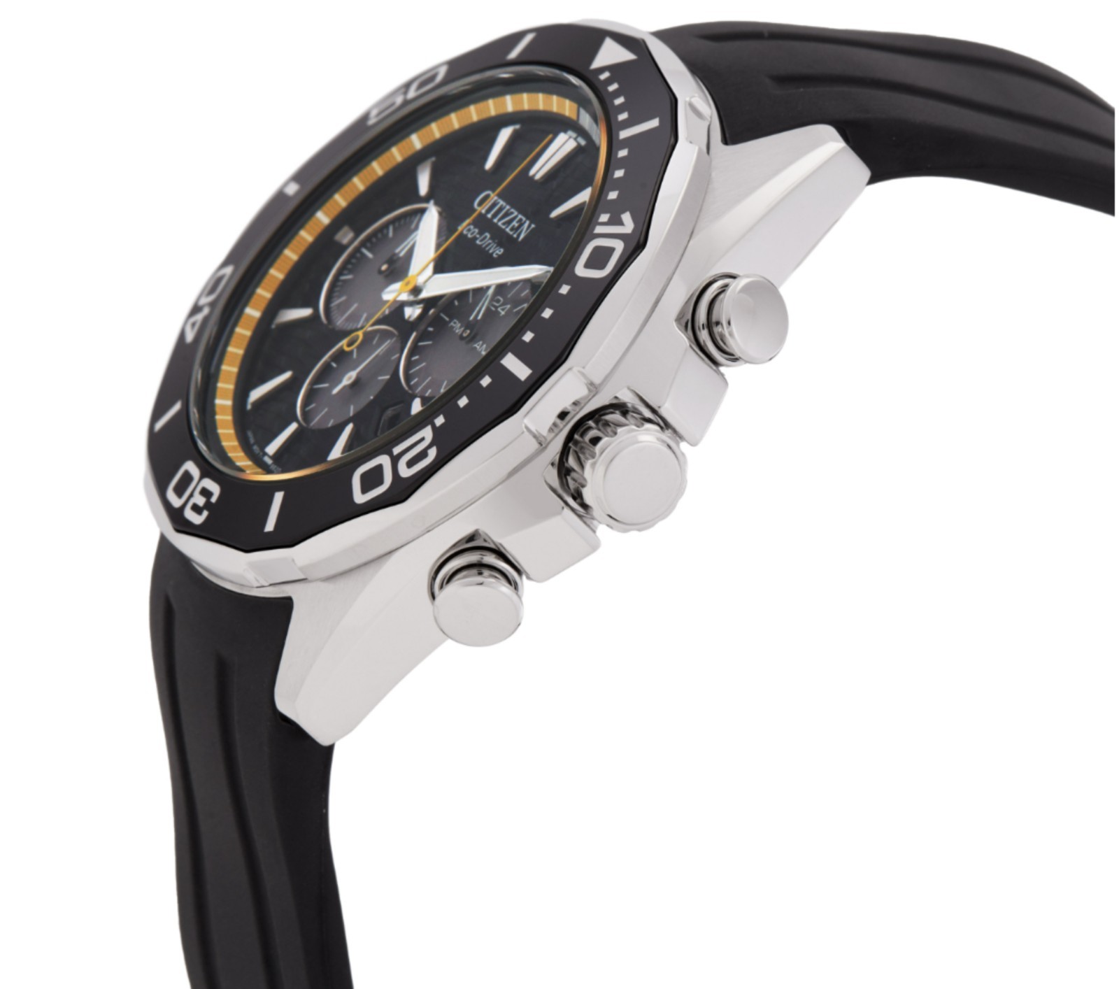 Citizen Men’s Endeavor Chronograph Quartz Black Dial Watch – CA4730-08E NEW