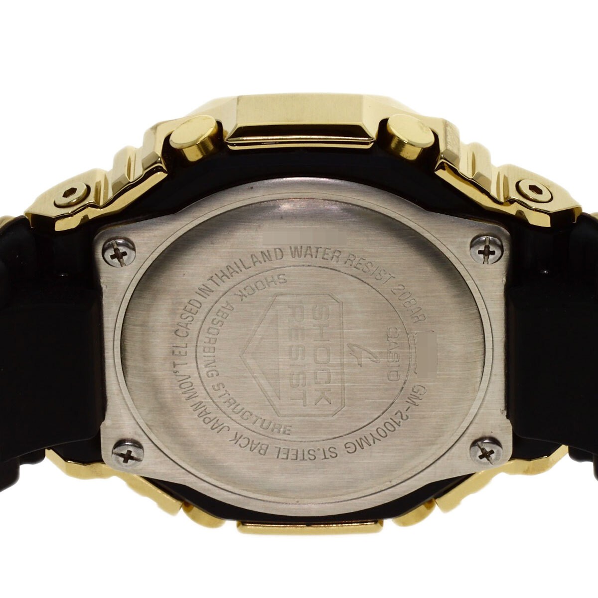 CASIO GM 2100YMG 9AJF G Shock FINE METALLIC SERIES wristwatch stainless steel re