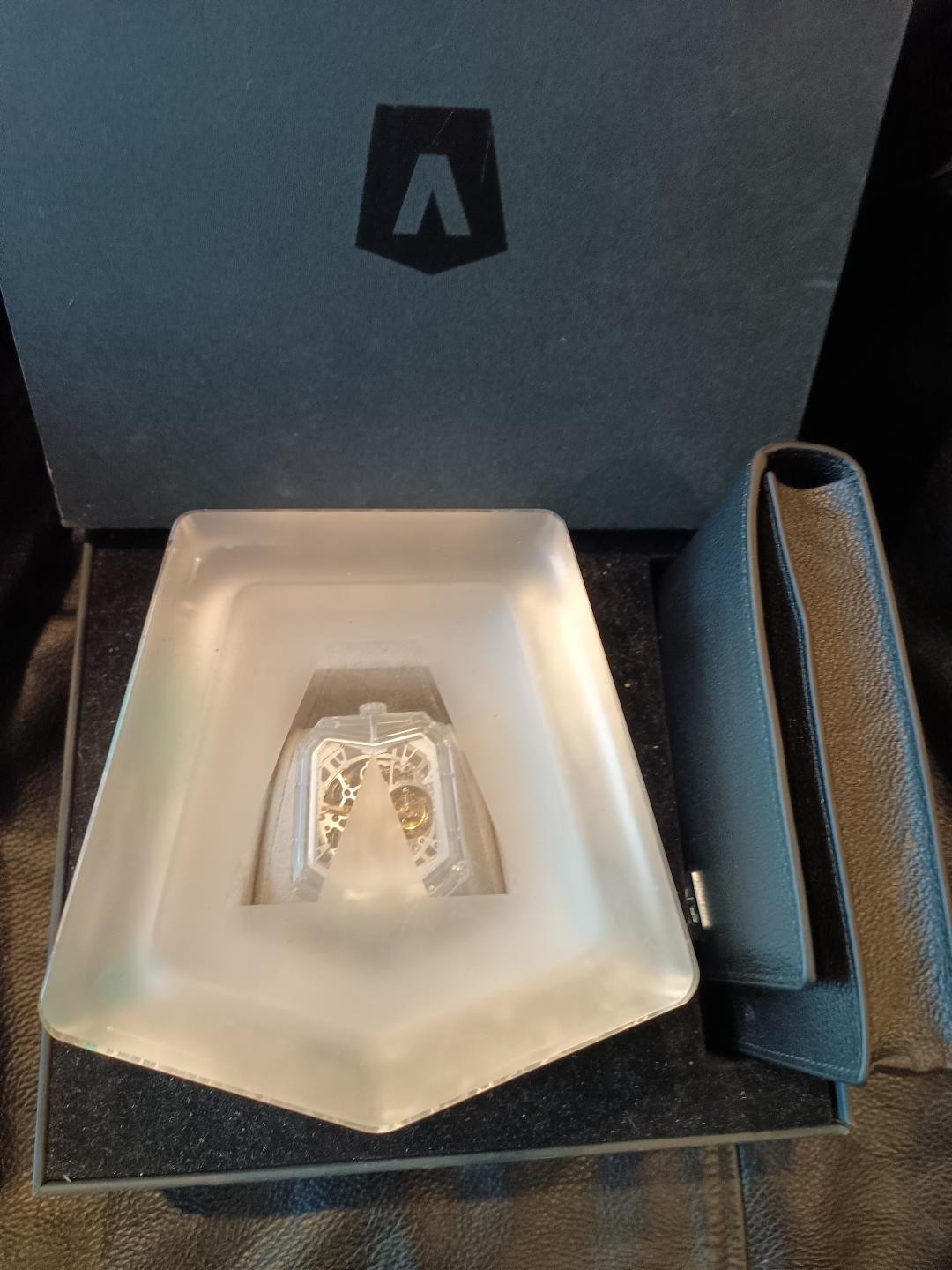 Aventi A11-01 Pure Sapphire Tourbillon Skeleton Watch USA seller
