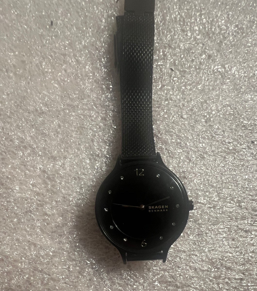 Skagen Anita Black Mesh Watch