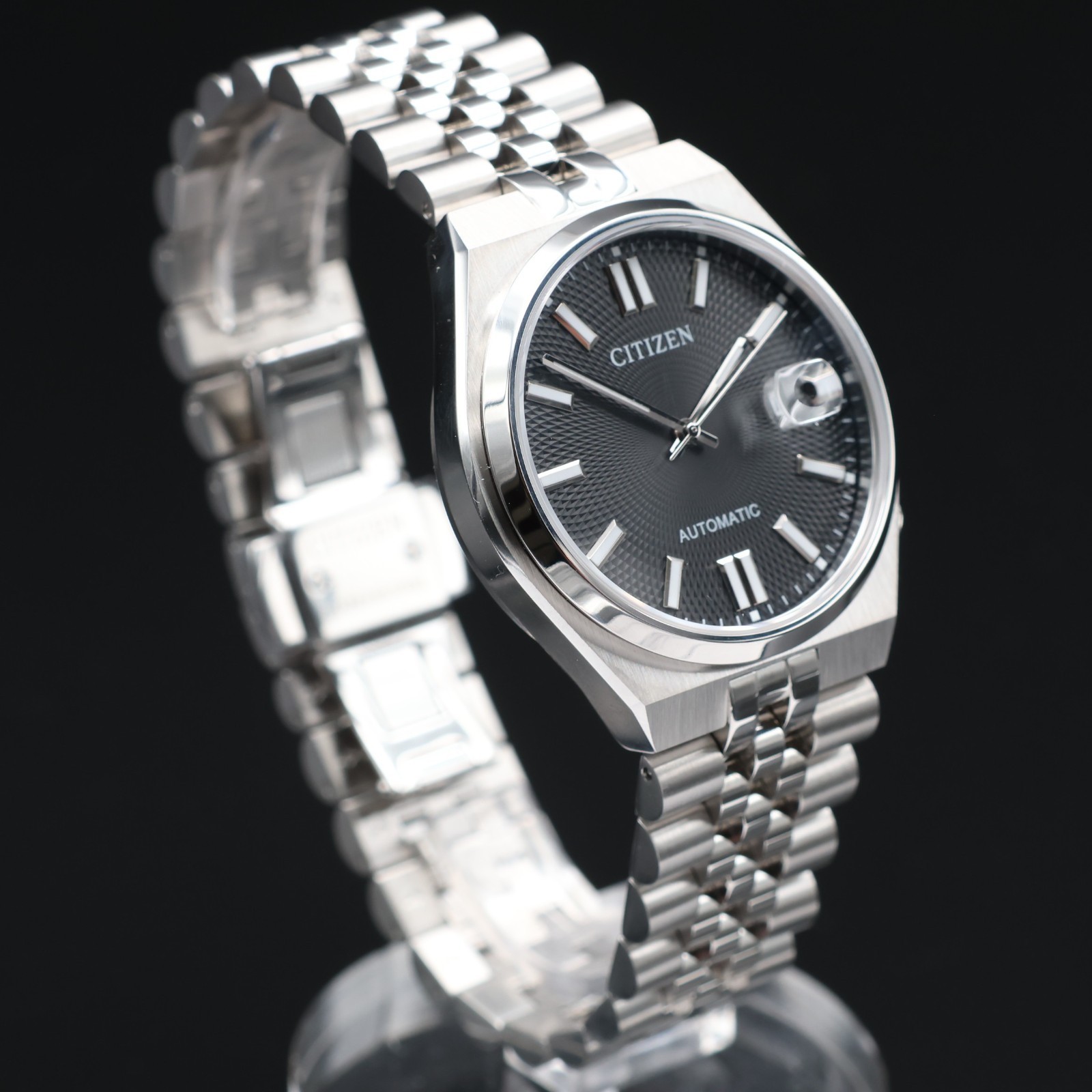 Citizen Tsuyosa NK0020-55E Automatic Black Dial 40mm Stainless Steel Watch NIB⚫