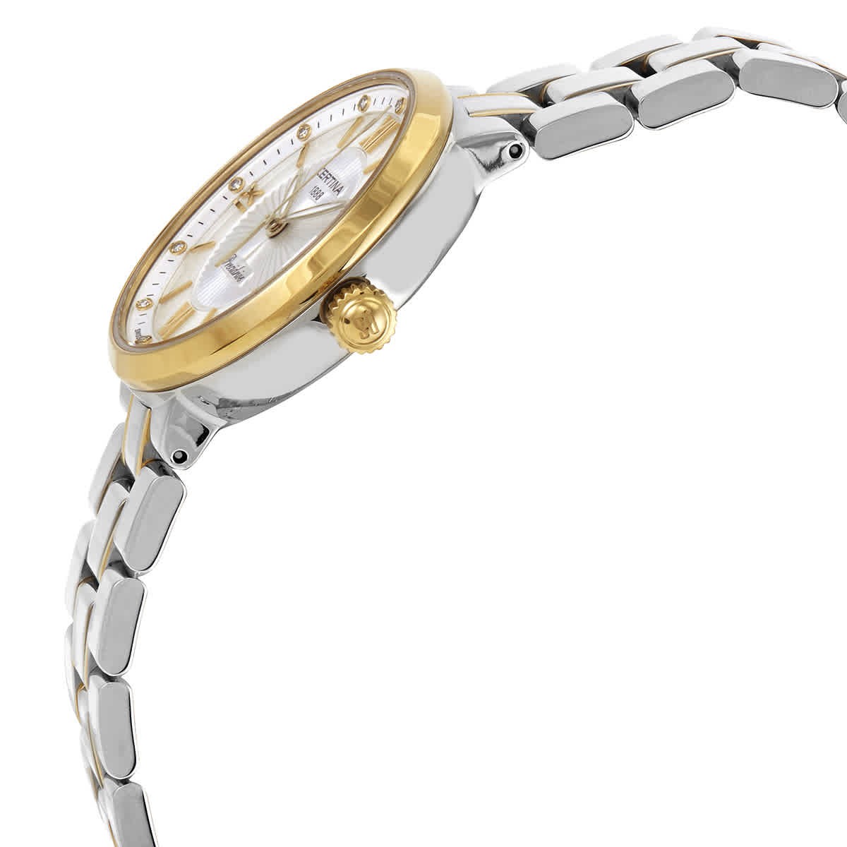 Certina DS Stella Quartz Diamond Mother of Pear Dial Ladies Watch