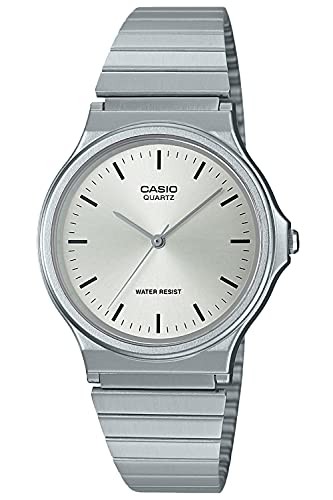 Casio MQ-24D-7EJH Men’s Silver Stainless Steel Watch Daily Water Resistant New