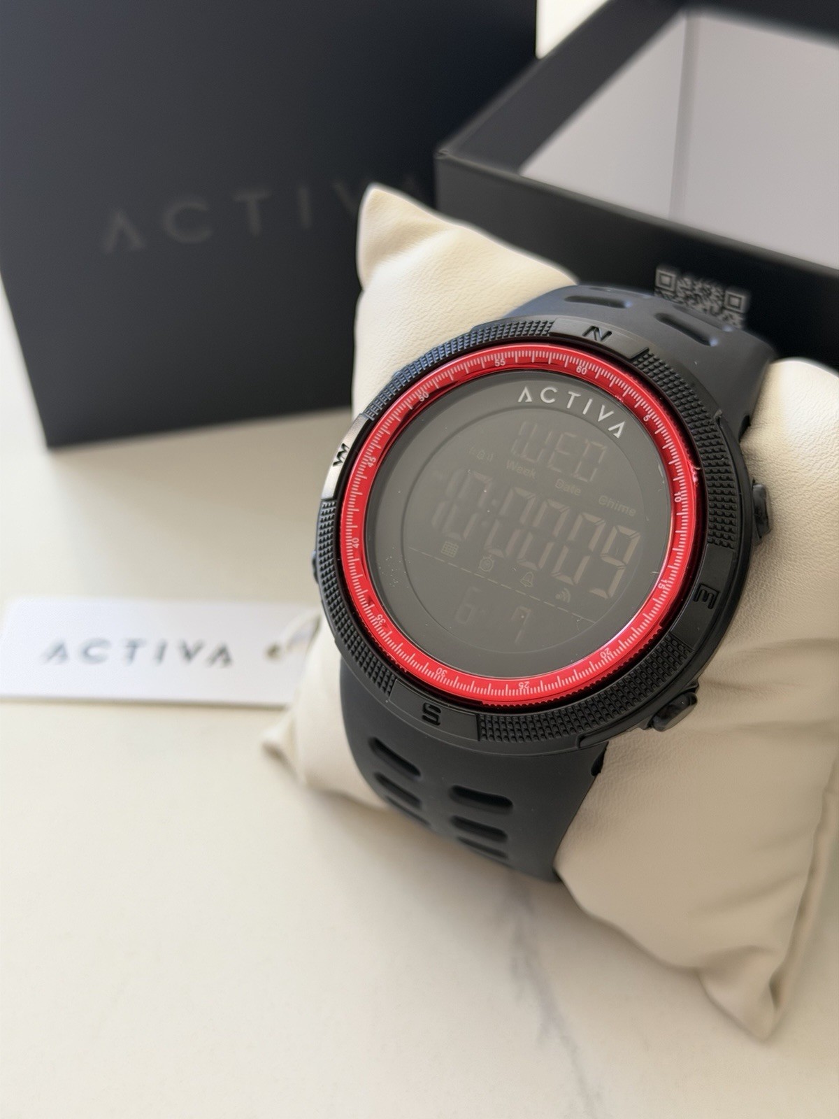 Activa X Invicta Digital Men’s Watch – 50mm, Black (ACW1915-011)