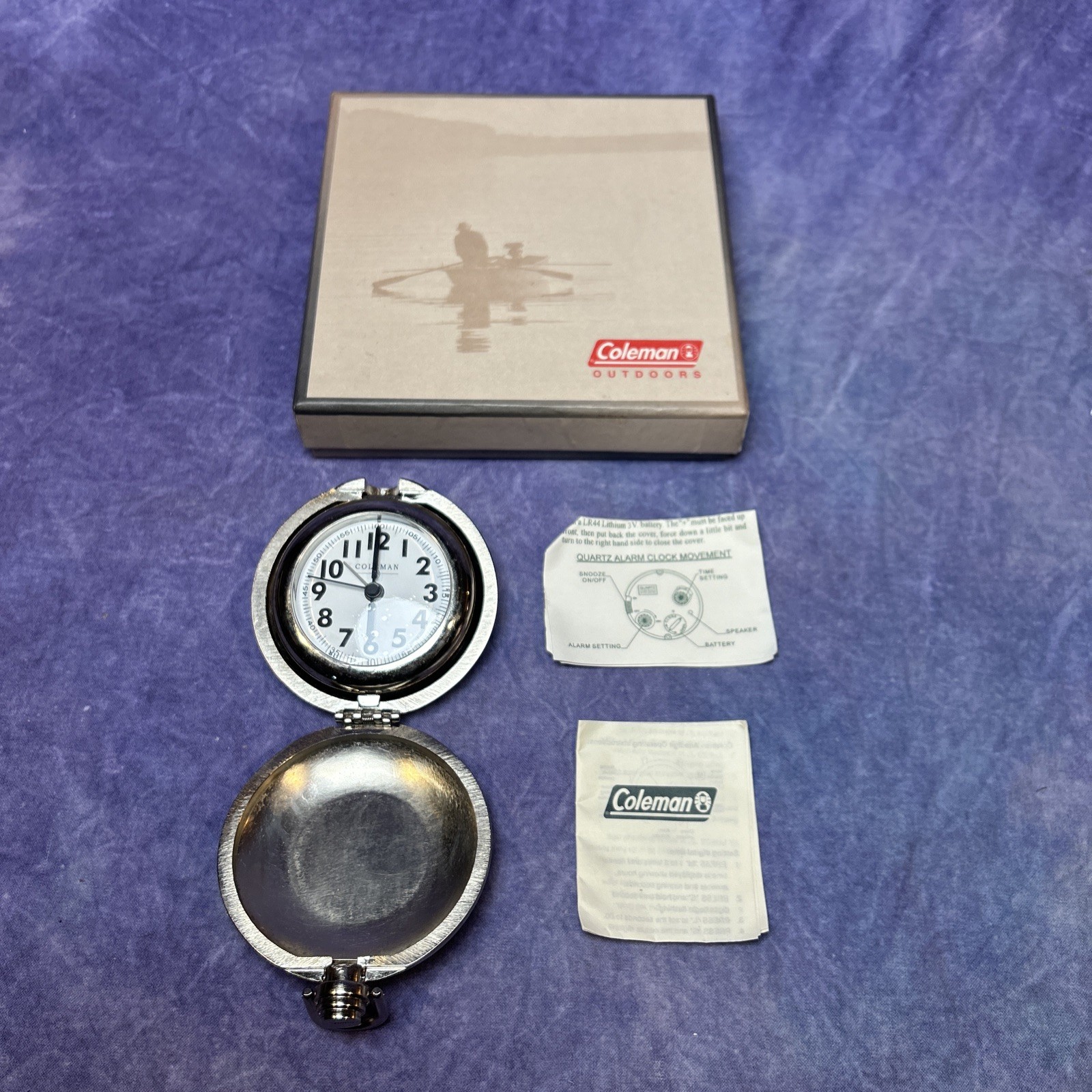 Coleman Outdoors Pocket Watch NIB