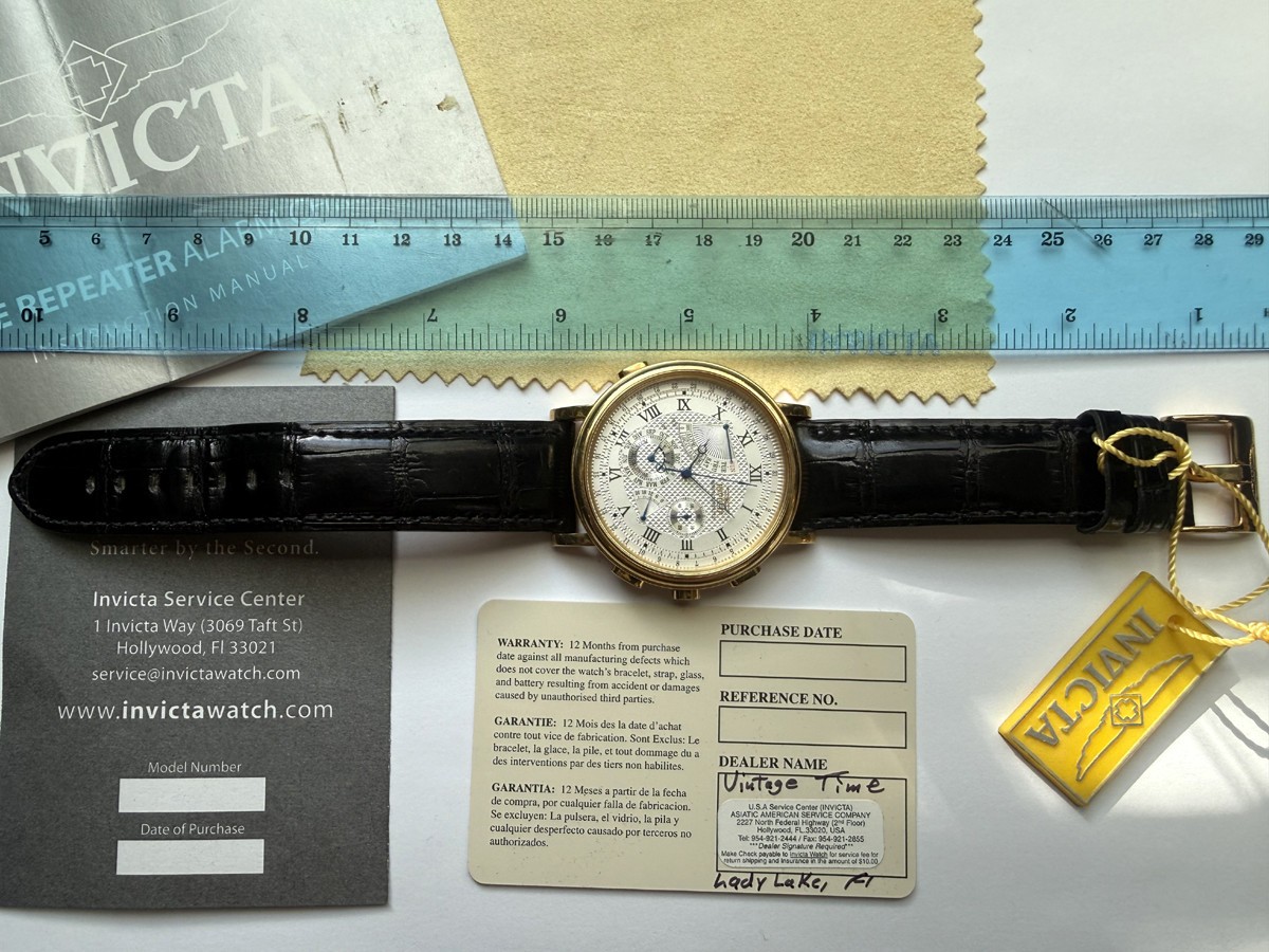 Grand Complications Minute Repeater Perpectual Complete Calendar Alarm Rare New