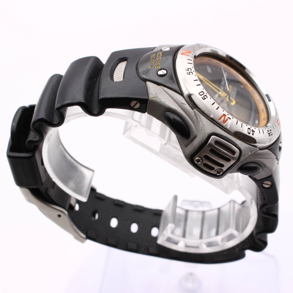 CASIO SEA-PATHFINDER SPF-51 Twin Sensor Ana-Digi Men’s Watch Vintage Japan