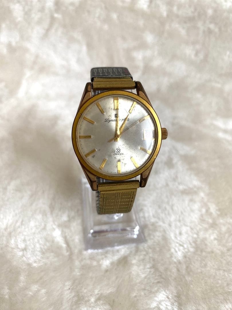 RICOH Dynamic Auto 33 Jewels Manual Watch Gold Dial