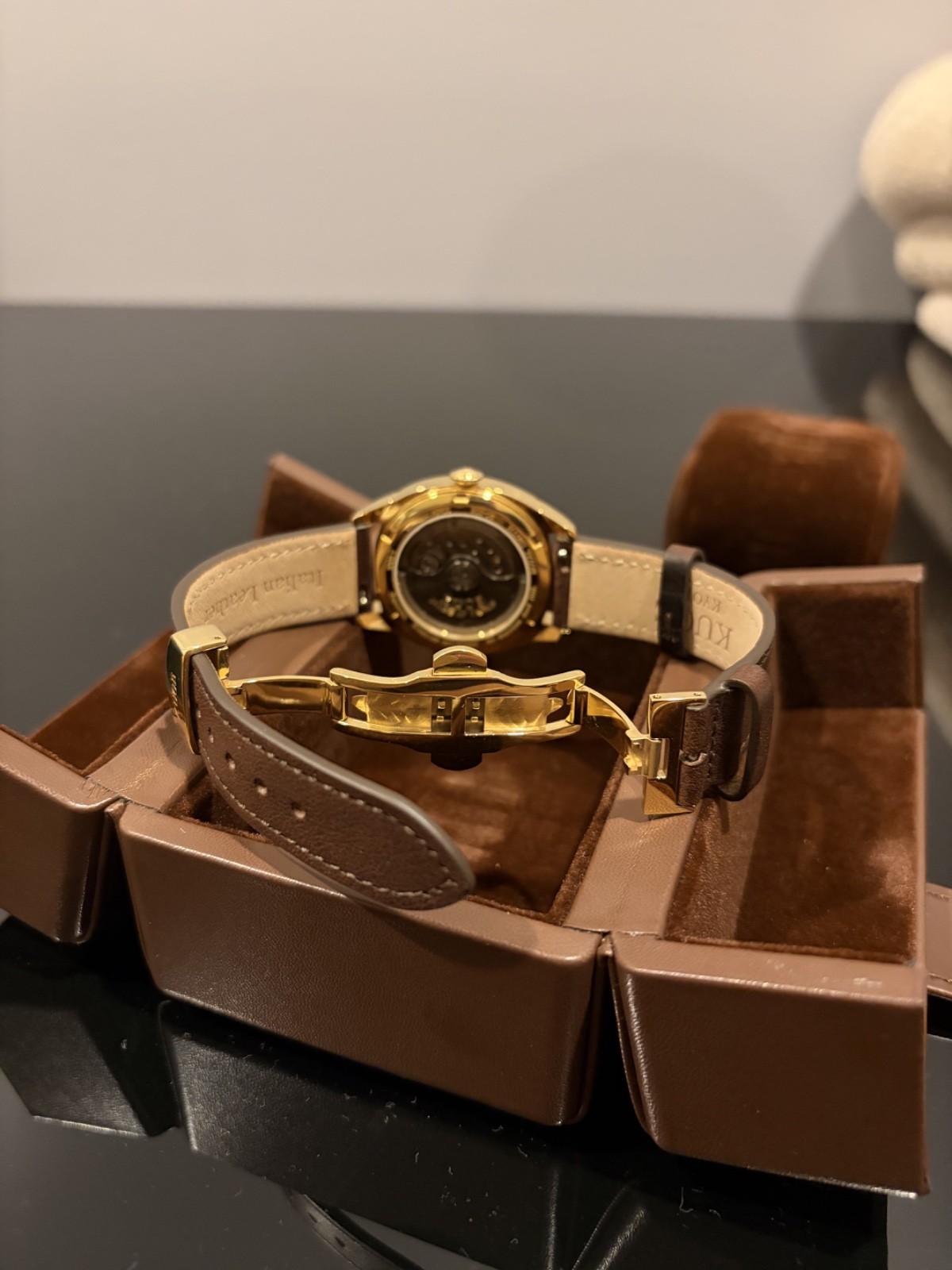 KUOE Kyoto Royal Smith 90-008 Gold Case Green Dial — Discontinued, Full Set