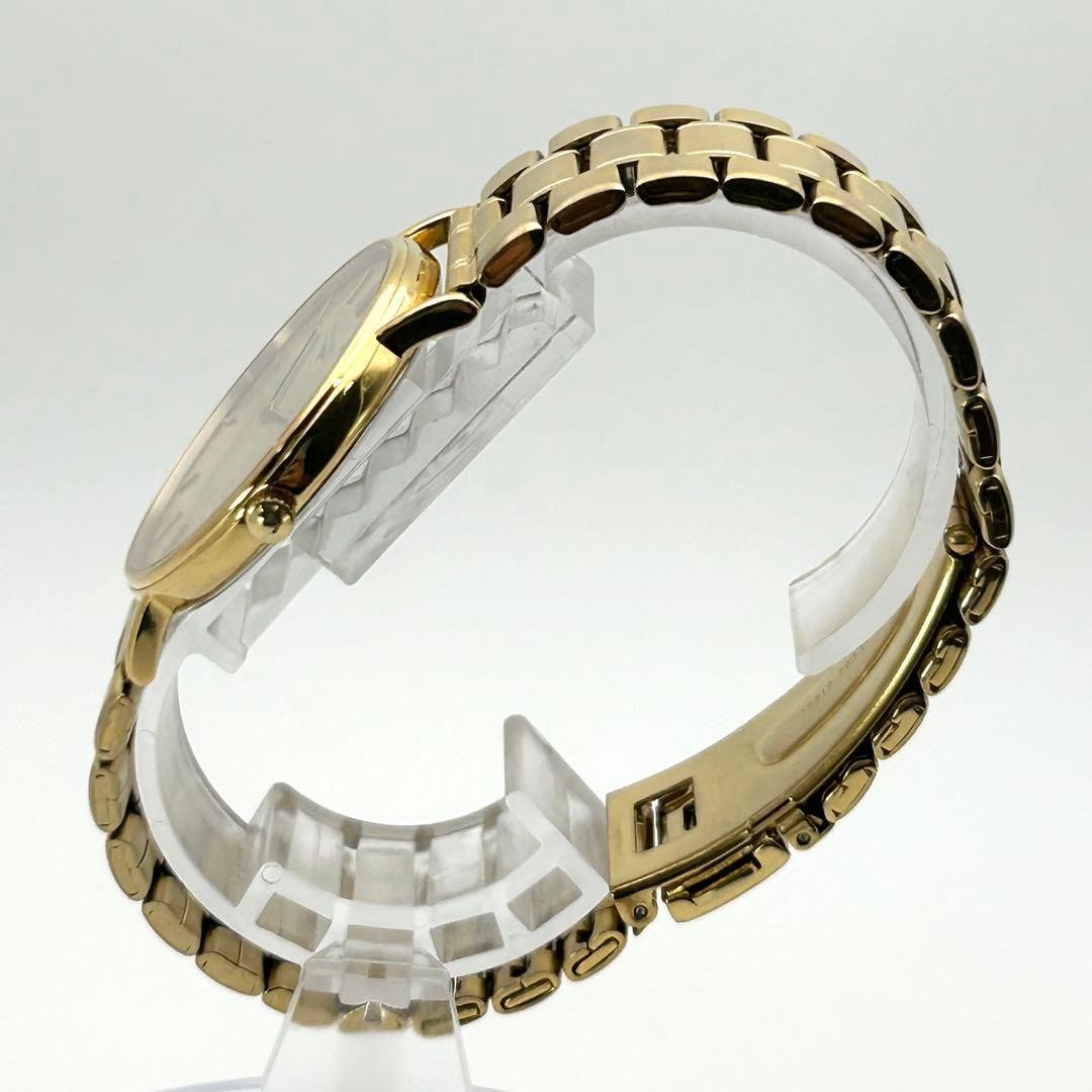 Longines L4.637.2 Quartz Gold Dial Men Wristwatch