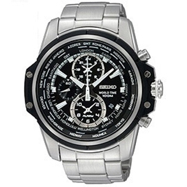 Seiko Criteria World Timer Alarm Multi-Function Men’s Watch SPL041P1