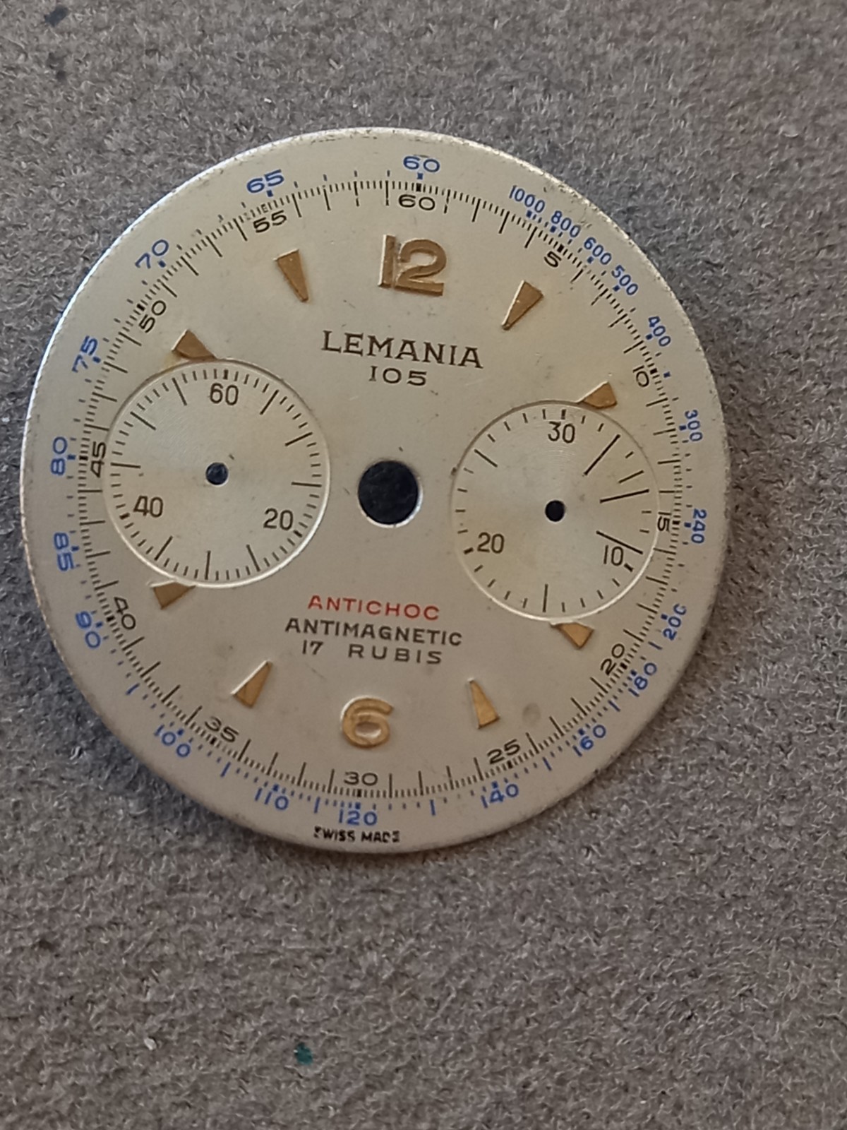 Lemania 28mm Dial