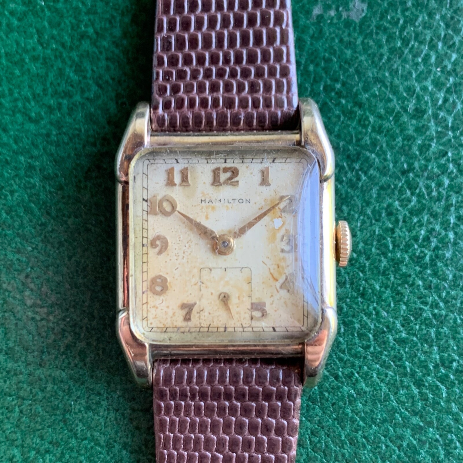 Vintage Hamilton 747 17 Jewels 10K Gold Filled Wristwatch