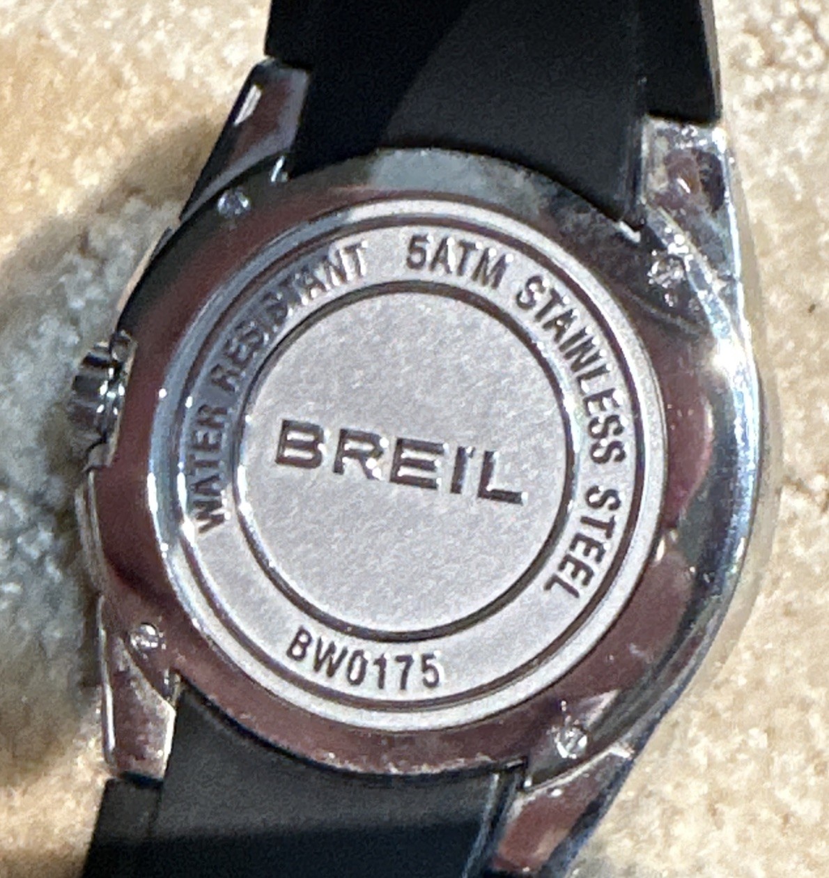 Authentic BREIL Wonder Blue/Rubber 41.5mm BW0175 Men’s Watch w/Box