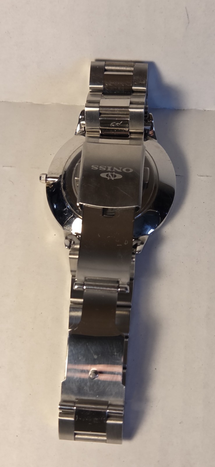 ONISS PARIS ‘MECA’ Collection ON2233-MBK-RD Stainless Steel Men’s Sport Watch