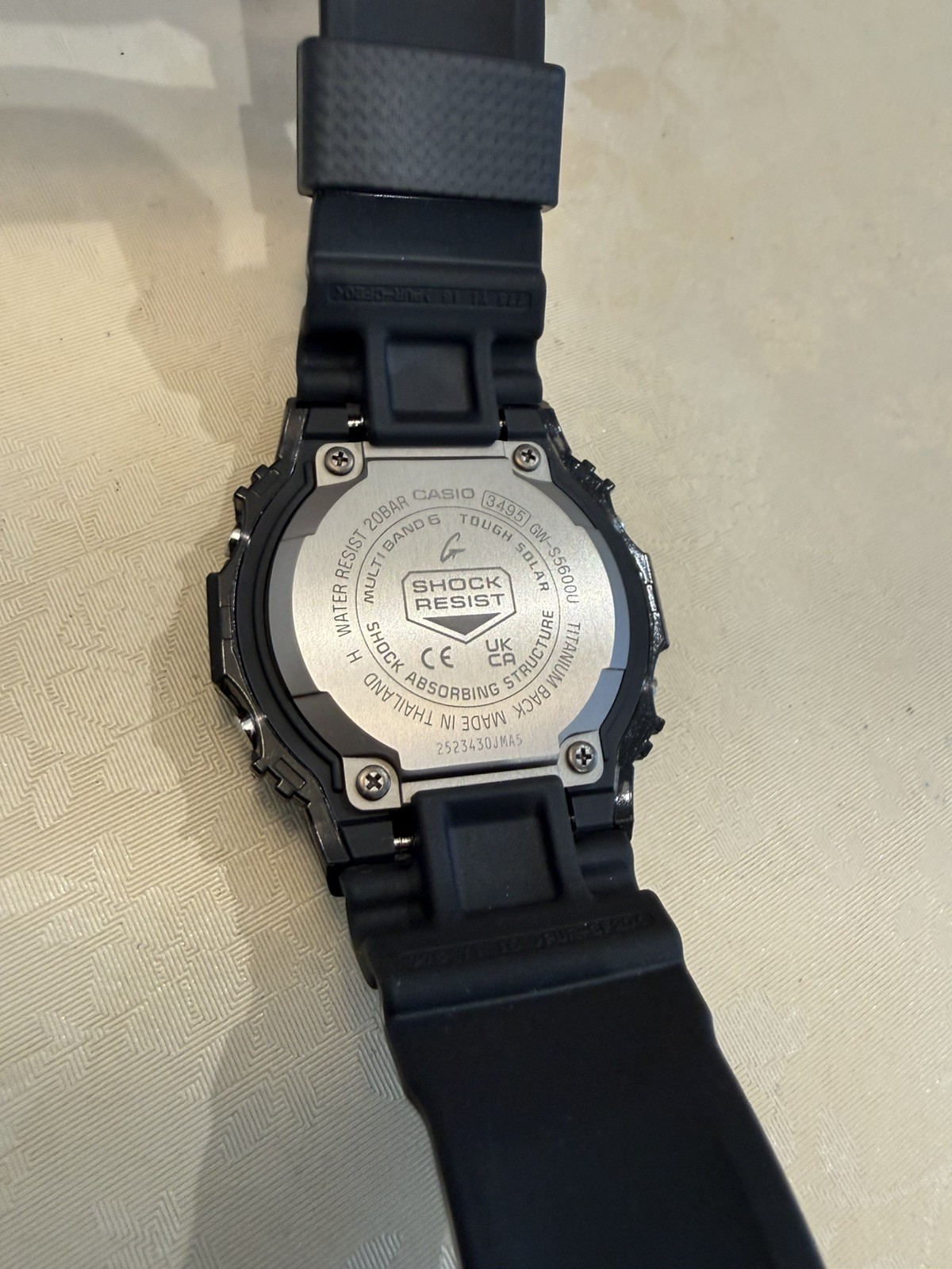 CASIO G-SHOCK GW-S5600U-1JF Titanium & Carbon Fiber Men’s Watch New in Box