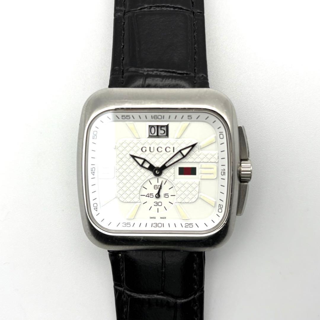 GUCCI Coupe Small Second Square 131.3 Used watch Excellent condition