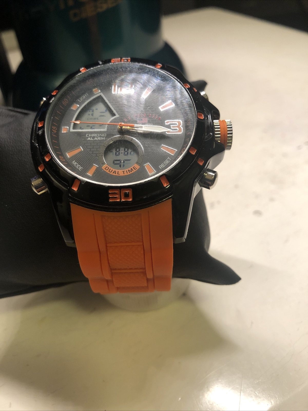 US POLO DUAL TIME WATCH