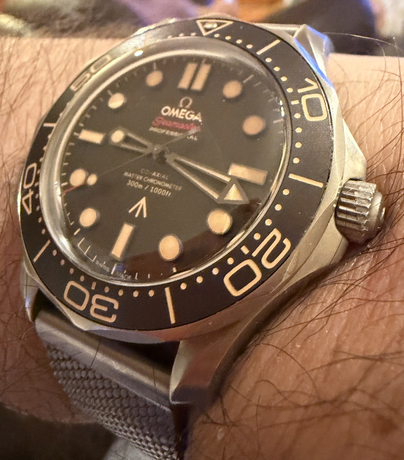 Omega Seamaster Diver 300M 007 Co-Axial 210.90.42.20.01.001 Mens Excellent A5567