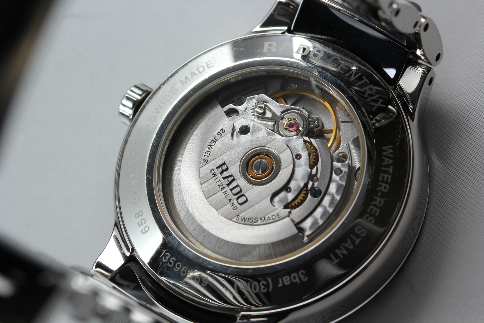 Rado Centrix 658.0941.3 Black Dial Date AT 38mm Swiss Made Watch (15.5cm Wrist )