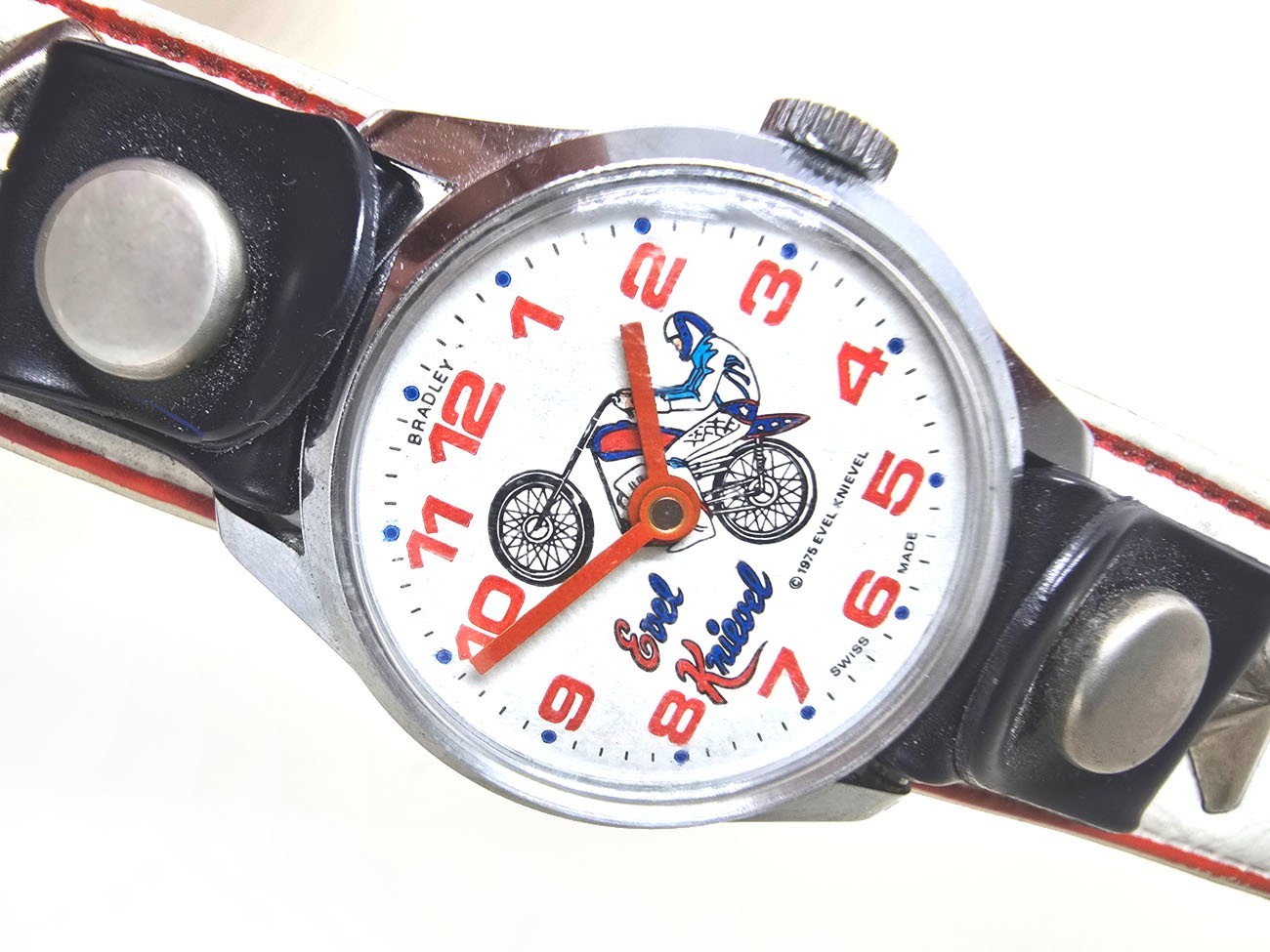 Working EVEL KNIEVEL Vintage BRADLEY WATCH, 100% ORIGINAL, A Rare Timepiece!