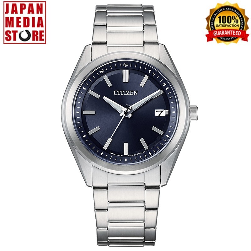 Citizen Collection AS1080-65L Blue Dial Eco-Drive Solar Stainless Men Watch NEW
