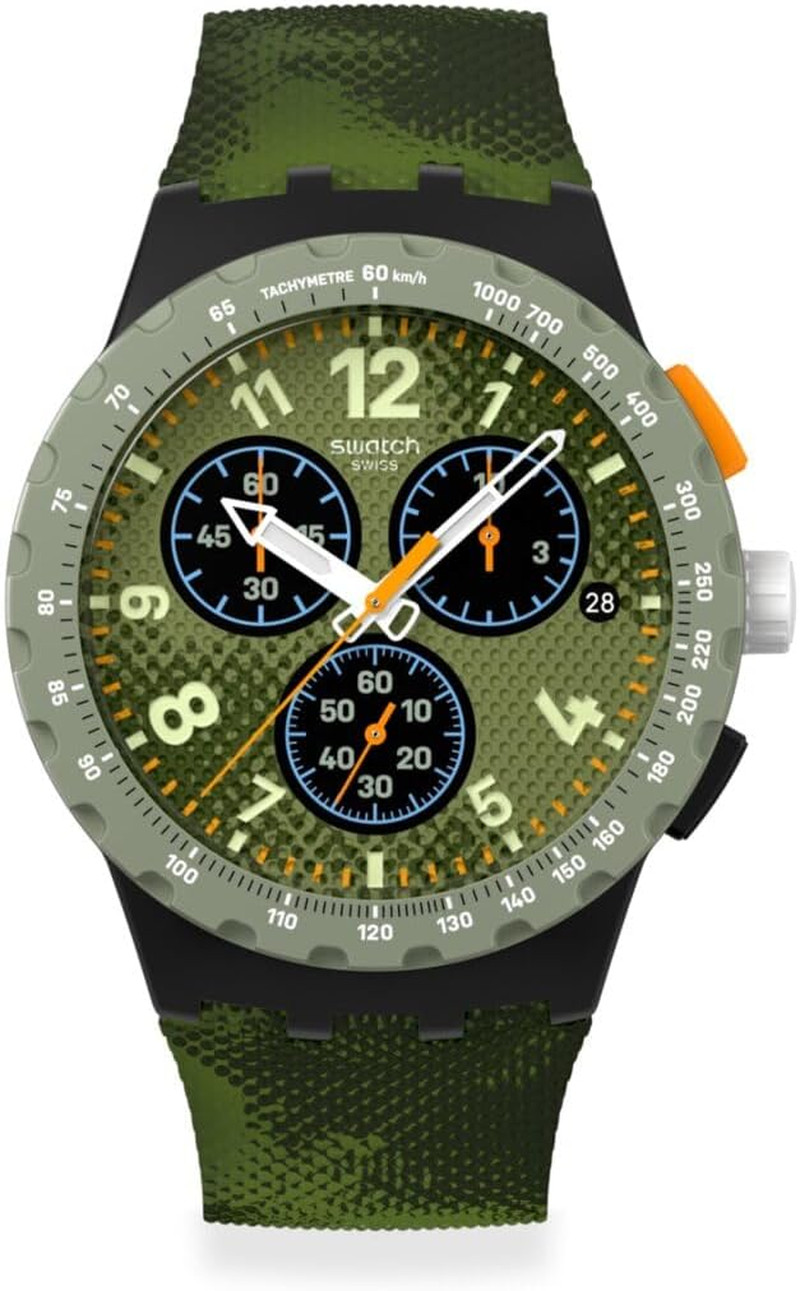 Chrono 42 Unisex Casual Watch – Water Resistant Polymer Quartz Timepiece