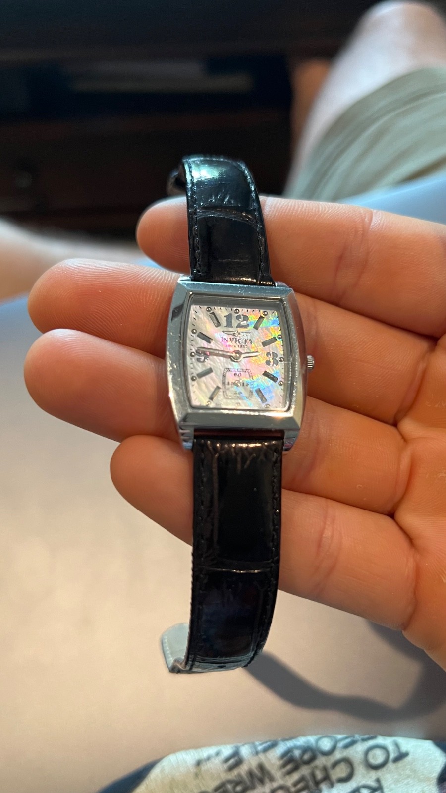 Invicta Model 2915 Special Edition Tonneau-shaped Watch