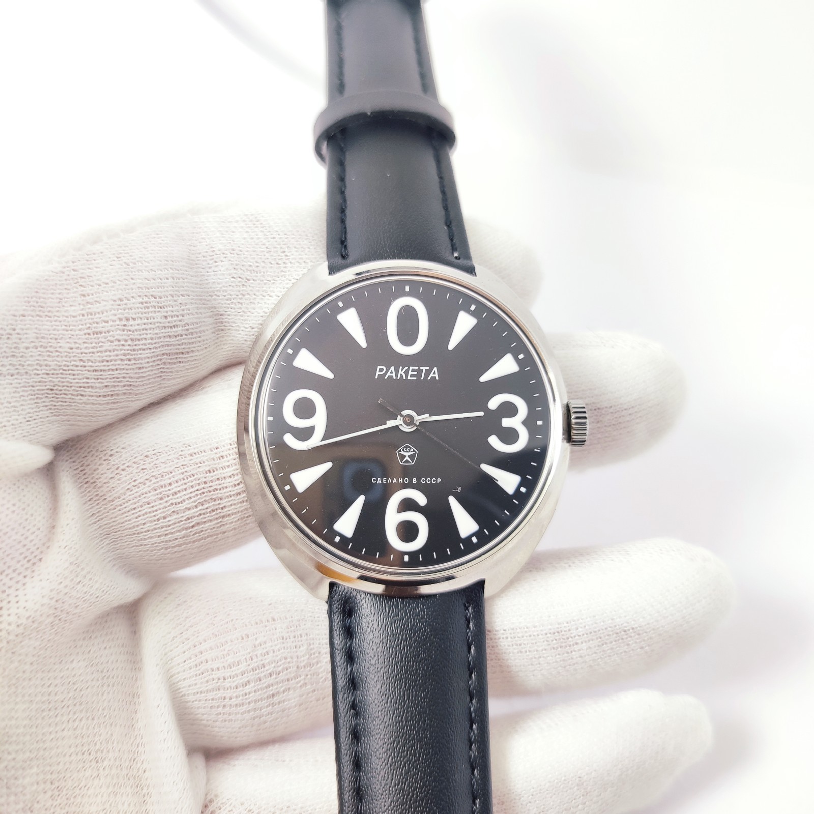 ⭐ Vintage Soviet watch Raketa ZERO mechanical 2609.HA 18 jewels made in USSR 80s