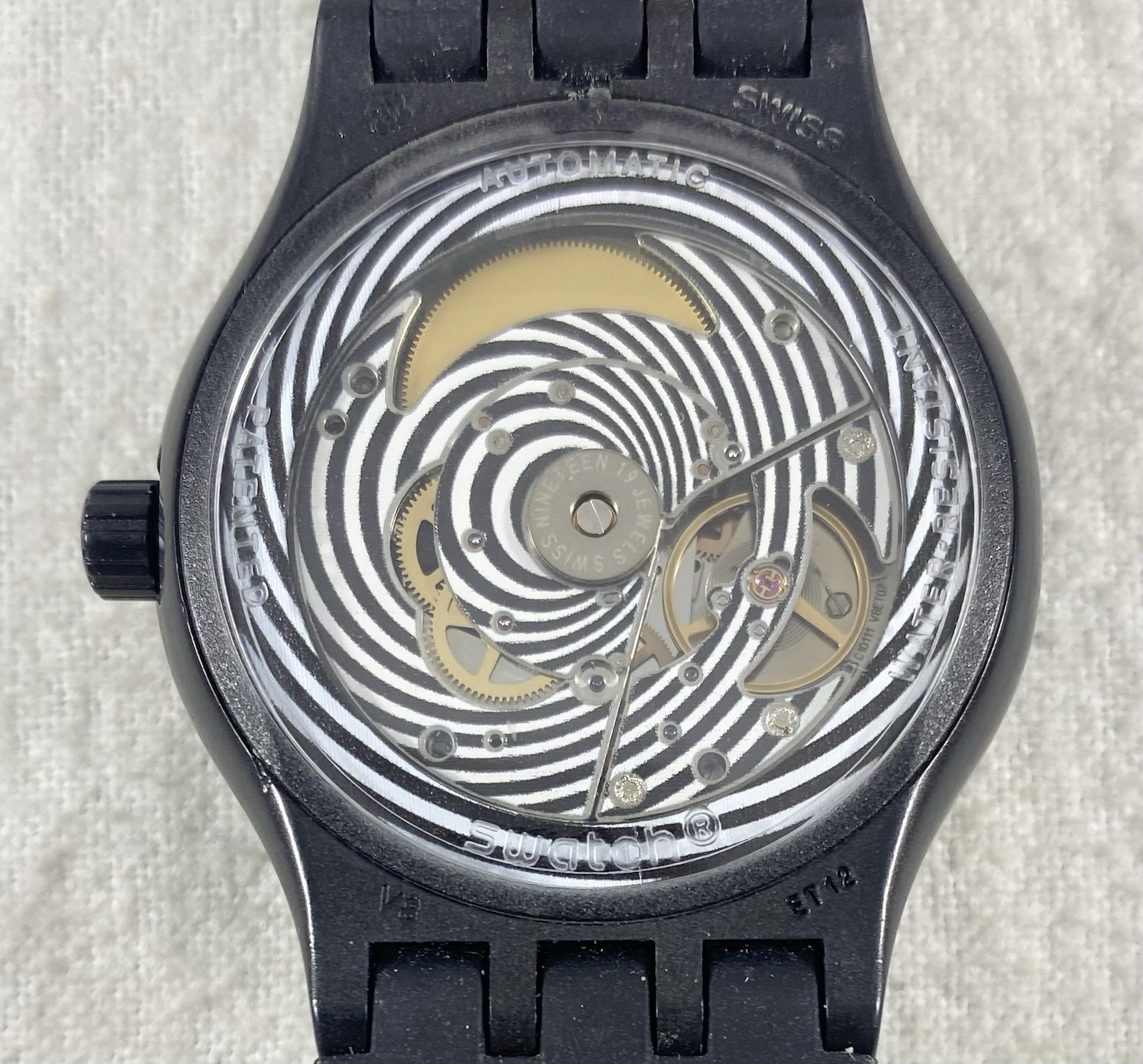 Swatch Sistem 51 Automatic 19 Jewel Watch Runs Well