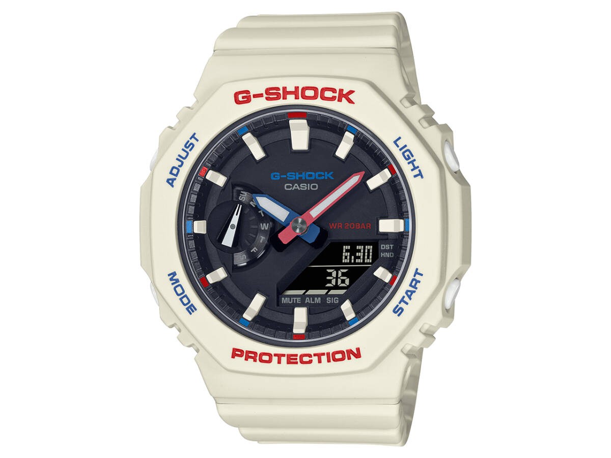 [New] Casio G-Shock GMA-S2100WT-7A1JF Red Blue White Tricolor Mid Size