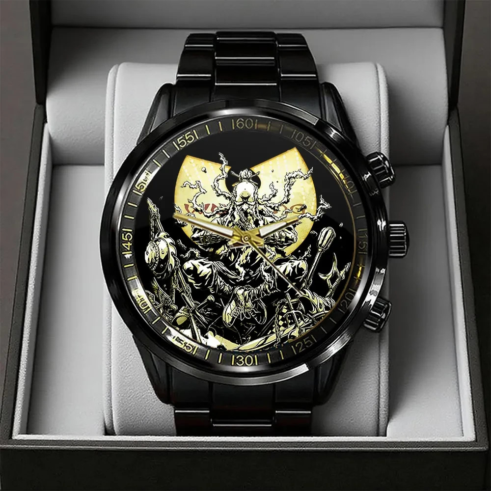 Wu-Tang Clan The Final Chamber 2026 Black Stainless Steel Watch Fan Men Gift