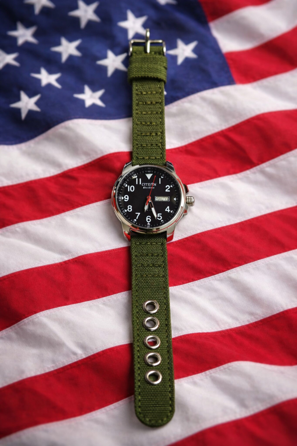 Citizen Military Men’s Eco-Drive Watch – BM8180-03E NEW