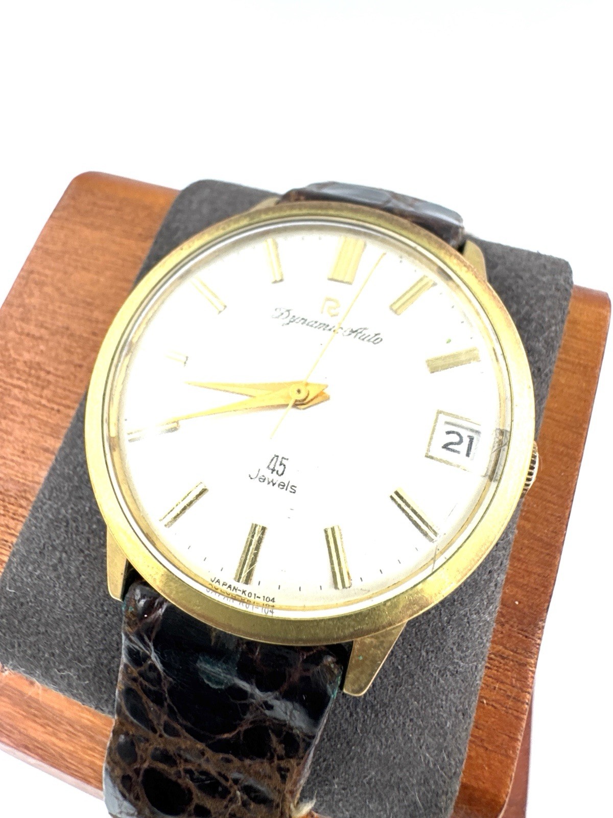 Rare Ricoh Dynamic Auto 45 jewel Men’s Automatic Watch 36mm Working -f294