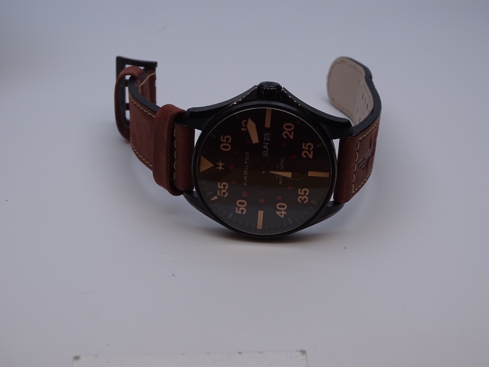 Hamilton Khaki Aviation #647050 Black Automatic Men’s Watch H64705531