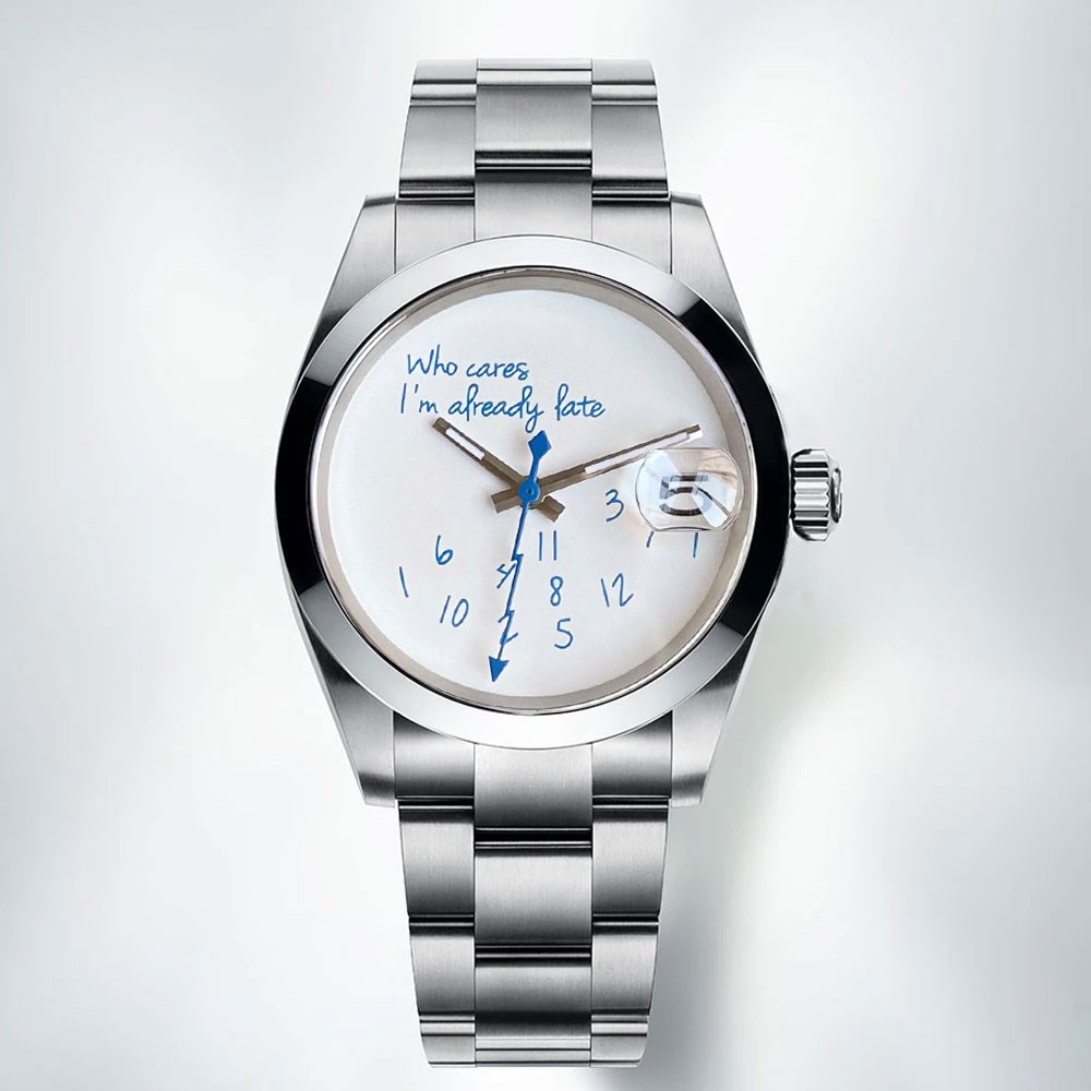 Black 20ATM Diver 36mm 39mm Japan NH35 Automatic Men Watch Blue White Text Dial