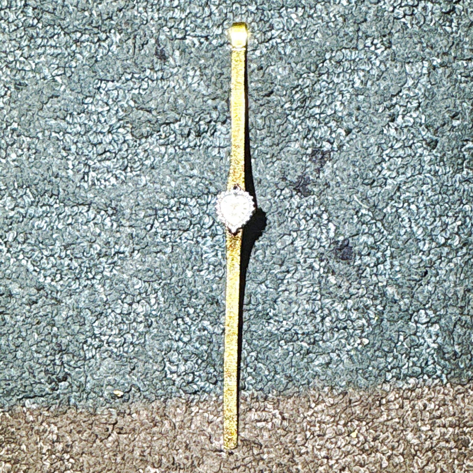 Armitron Deauville Women’s Quartz Heart Dial Diamond Accent Gold Bracelet