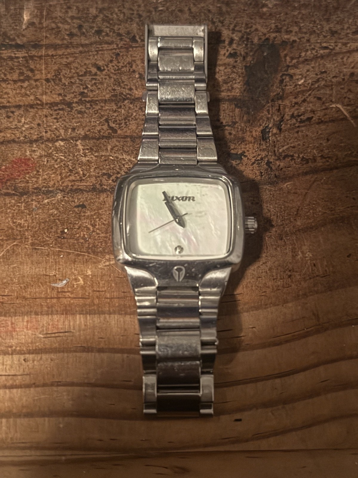 Nixon Small Player Quartz Wristwatch Silver Arm Circumference 6″ Used rb9