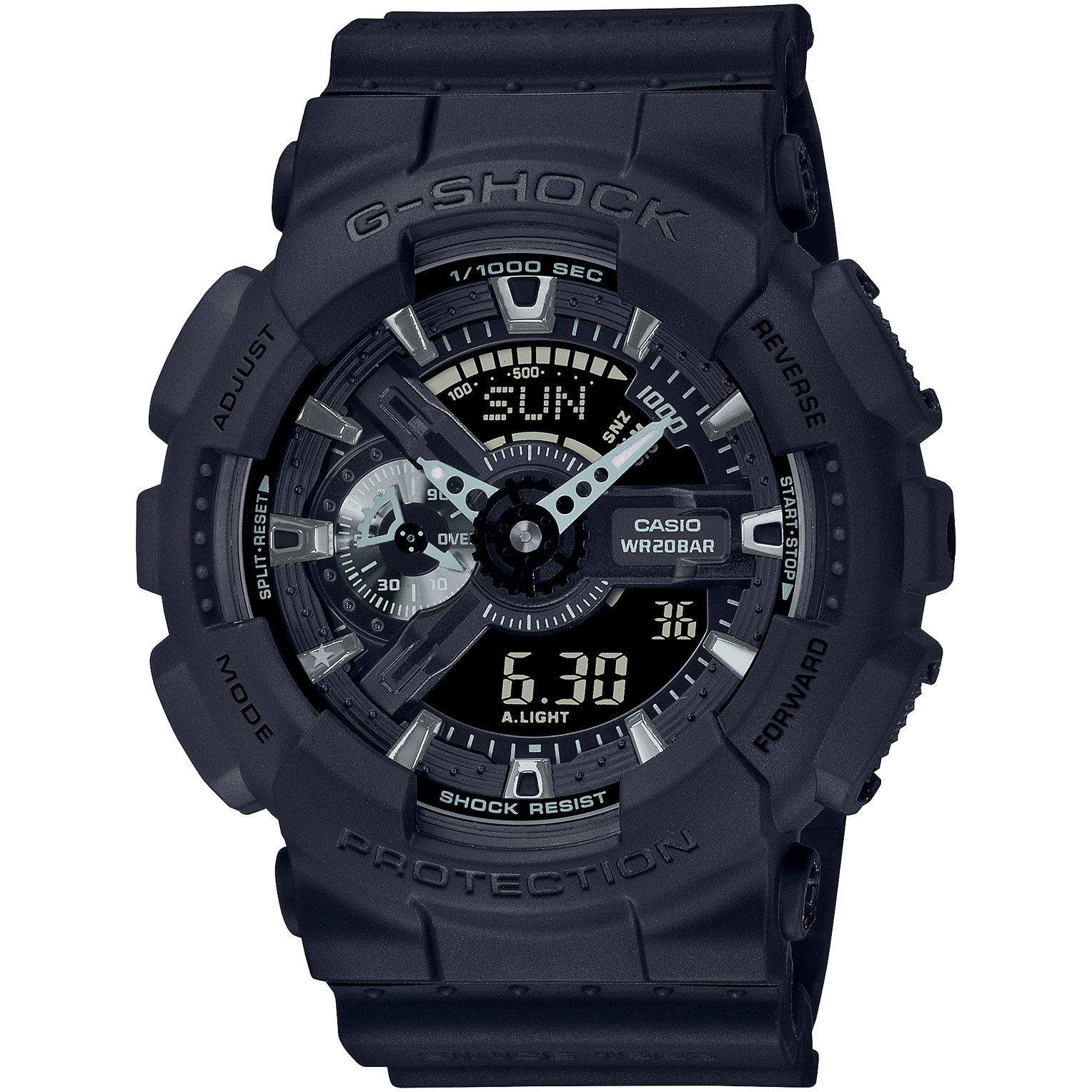 Casio G-Shock GA-114RE-1AJR Quartz Black Dial 51.2 mm Watch