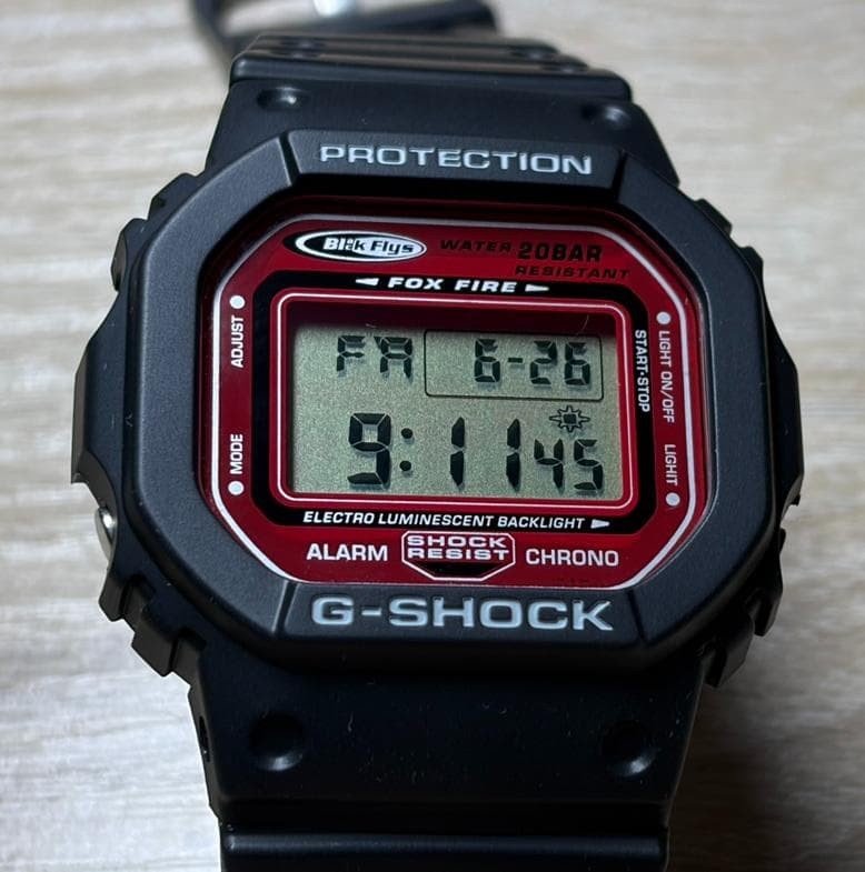 Box and Manual Casio G Shock DW 5600EF Black Fly