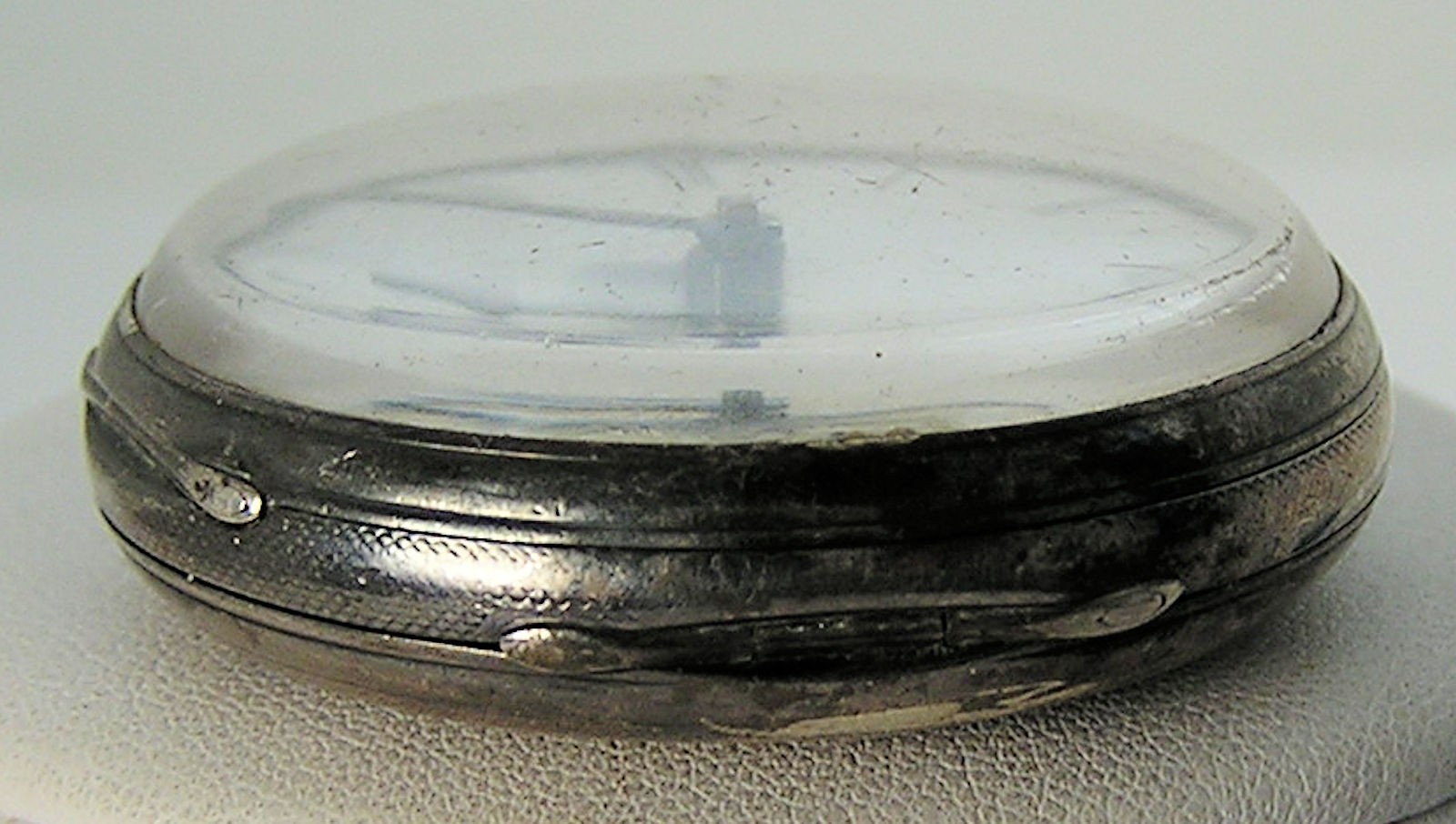 1920 Chain Drive Fusee Sterling Pocket Watch 46.5mm 82.5g Solid Balance Key Wind