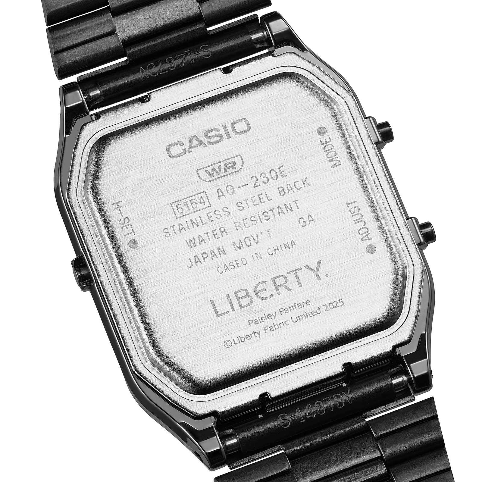 Casio Classic AQ-230EBLT-1AJR LIBERTY Collaboration Limited Black 29.8mm Watch