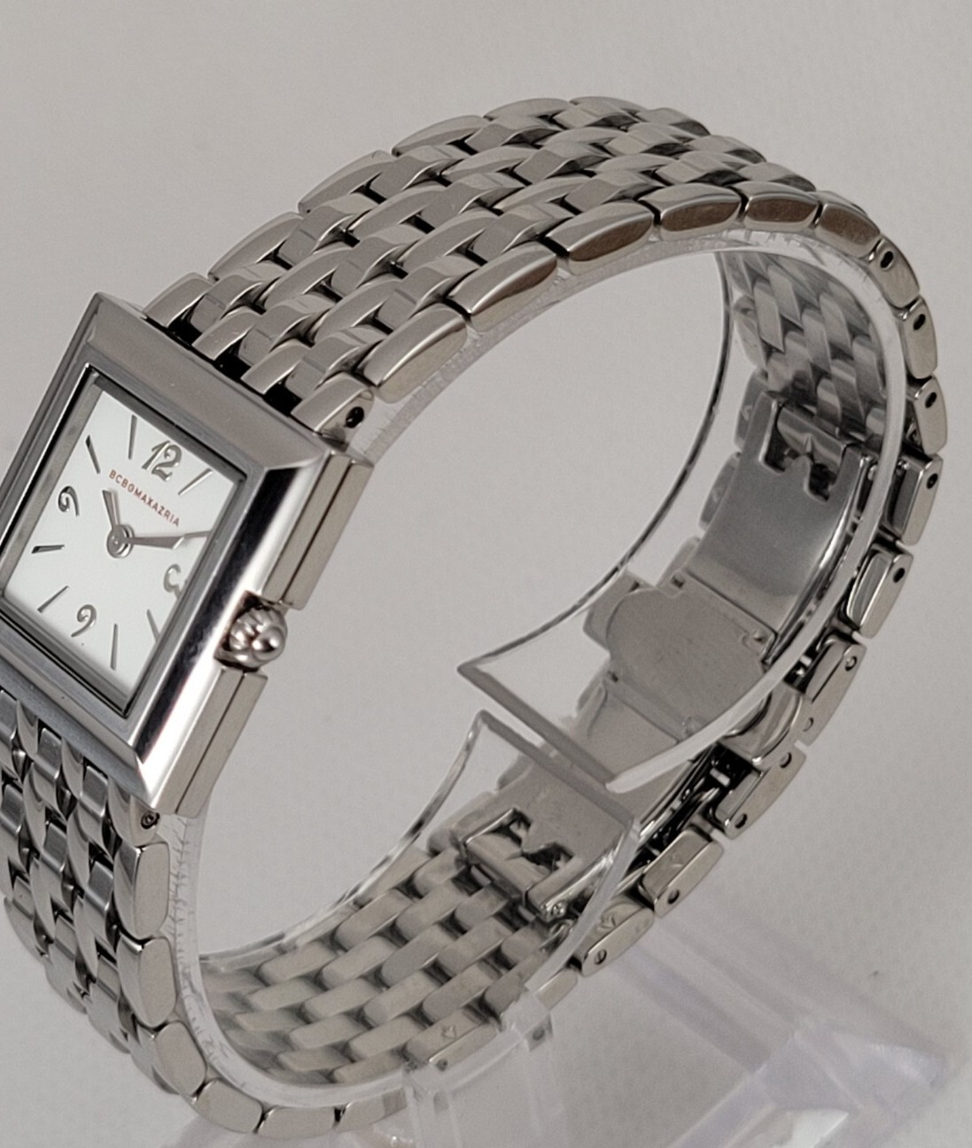 BCBCMAXAZRIA Women’s Stainless St 21x21mm Rectangle Water Resist 3 ATM