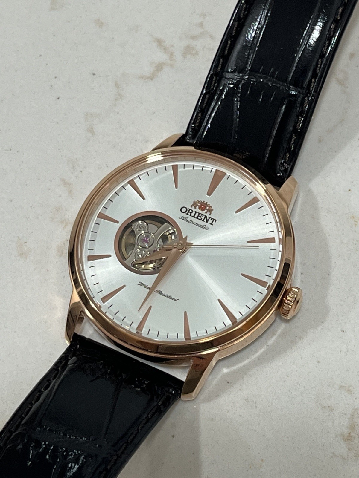 Orient Bambino Open Heart Automatic Watch FAG00003W0