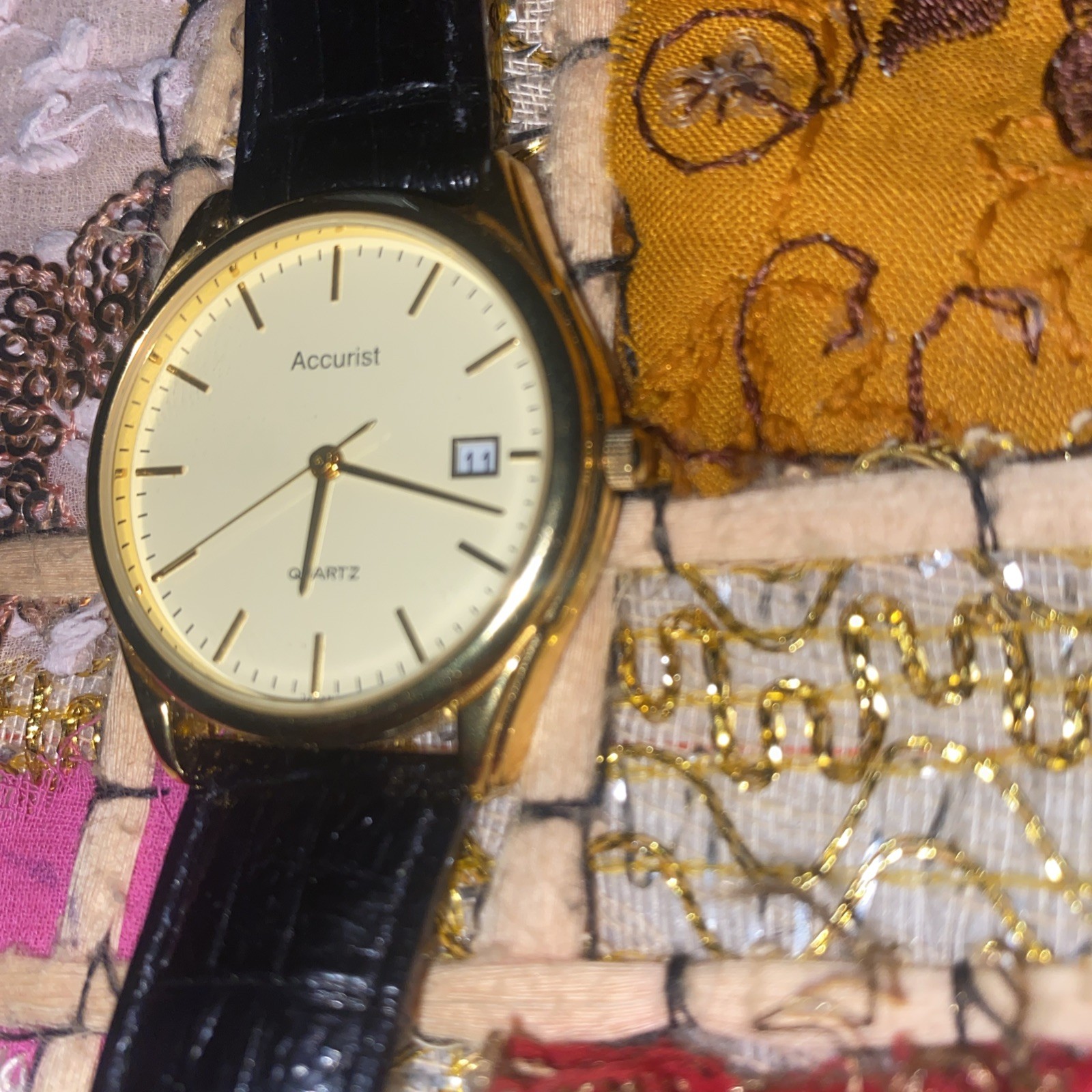 Vintage Accurist SP1/U Quartz Watch Mint Condition 1980s Cal. 3P01 RUNNING
