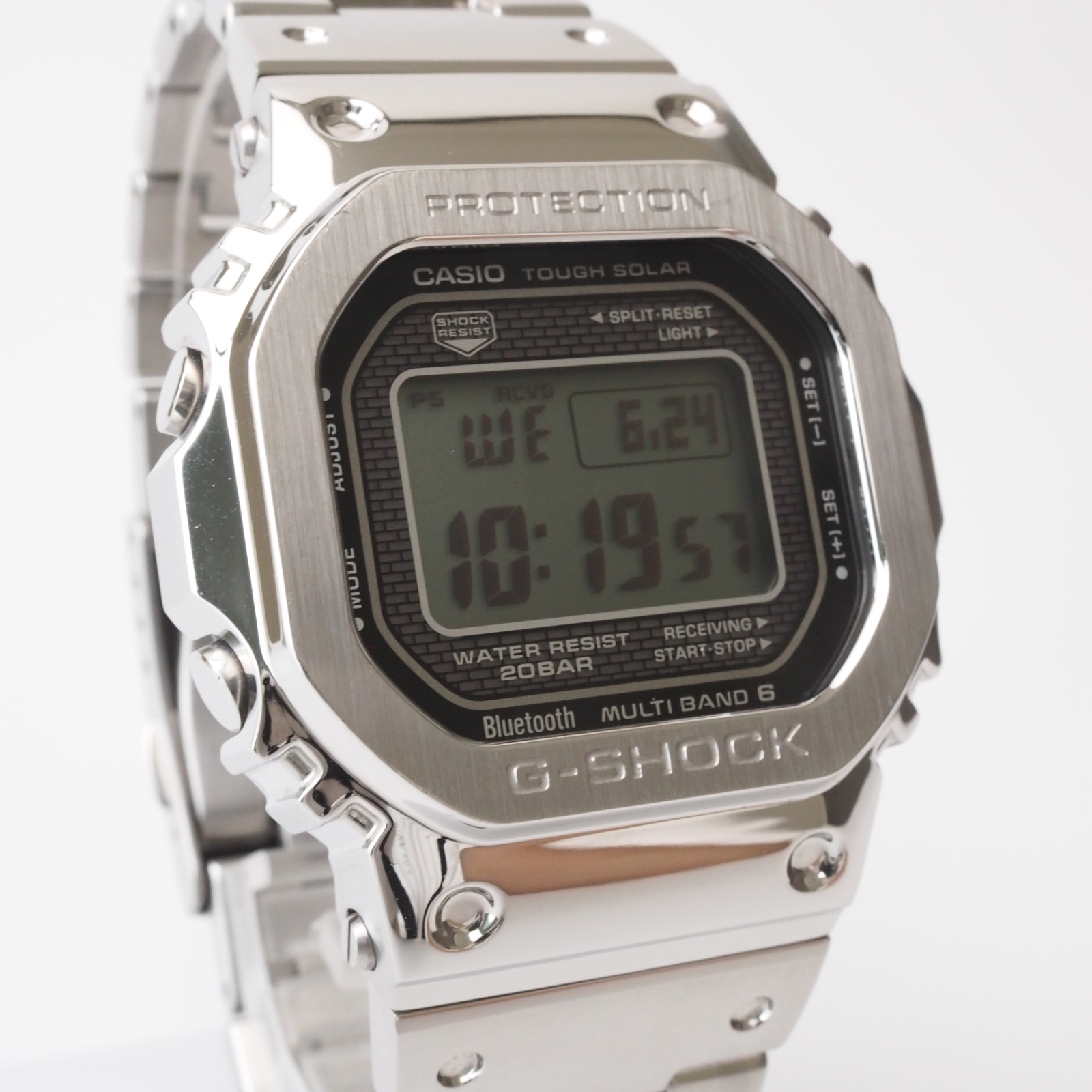 Casio G-Shock GMW-B5000D-1DR Solar Full Metal Radio Men’s Used Box