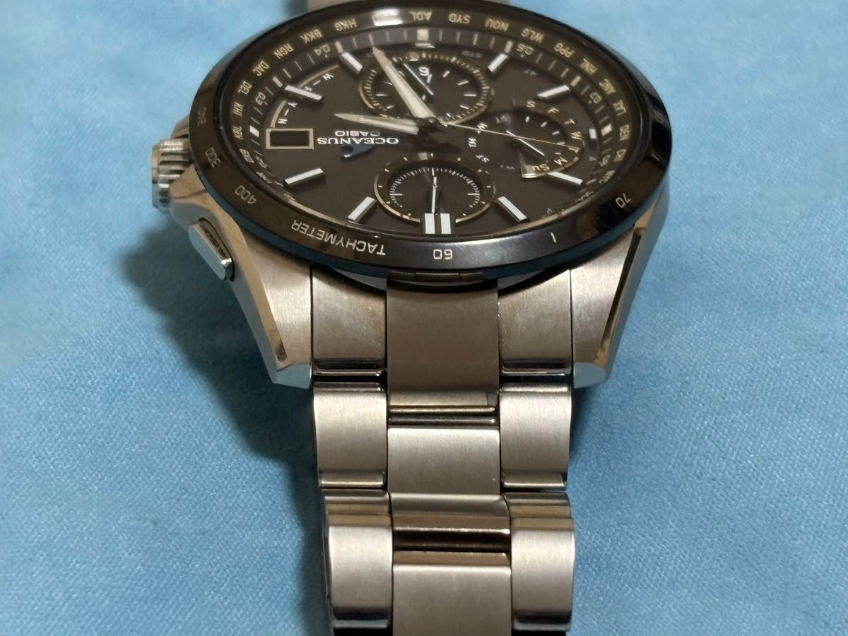 [B1P] Casio Oceanus Classic Line OCW T2600J 1AJF Black Radio Solar [m6t]